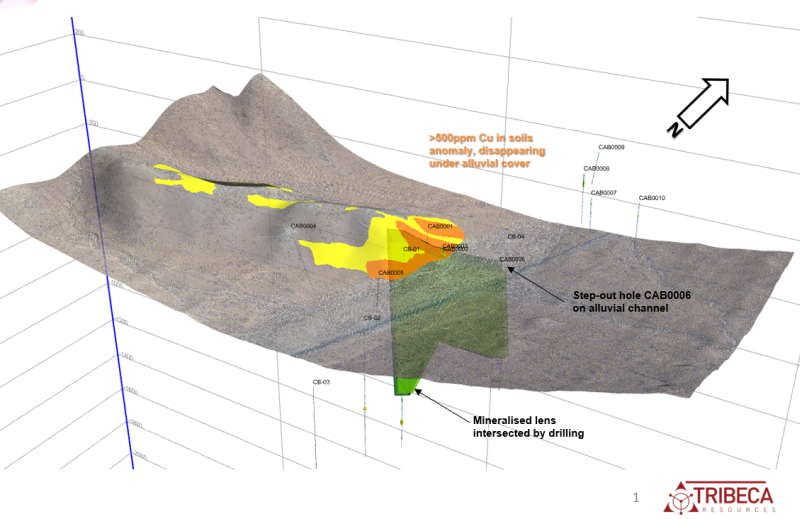 Copper in Soil 3D Image